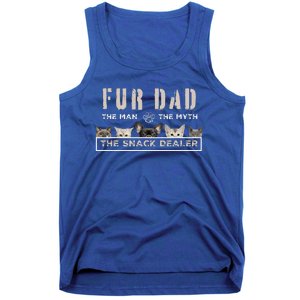 Fur Dad The Man The Myth Funny Dog Cat Fathers Day Tank Top