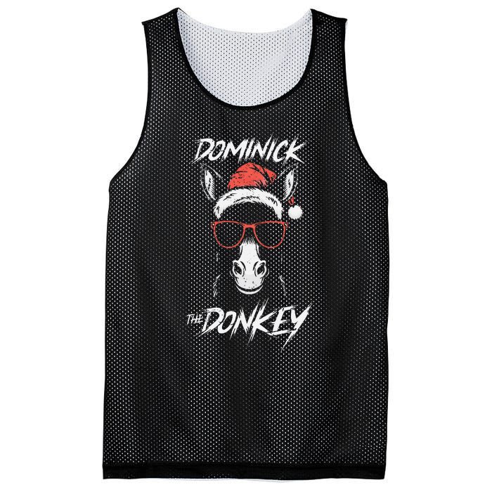 Funny Dominick The Donkey Mesh Reversible Basketball Jersey Tank