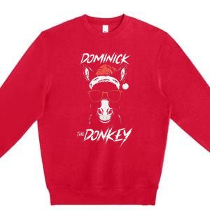 Funny Dominick The Donkey Premium Crewneck Sweatshirt