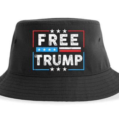 Free Donald Trump Republican Support Sustainable Bucket Hat
