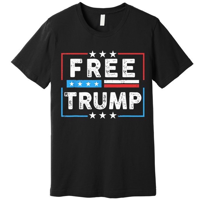 Free Donald Trump Republican Support Premium T-Shirt