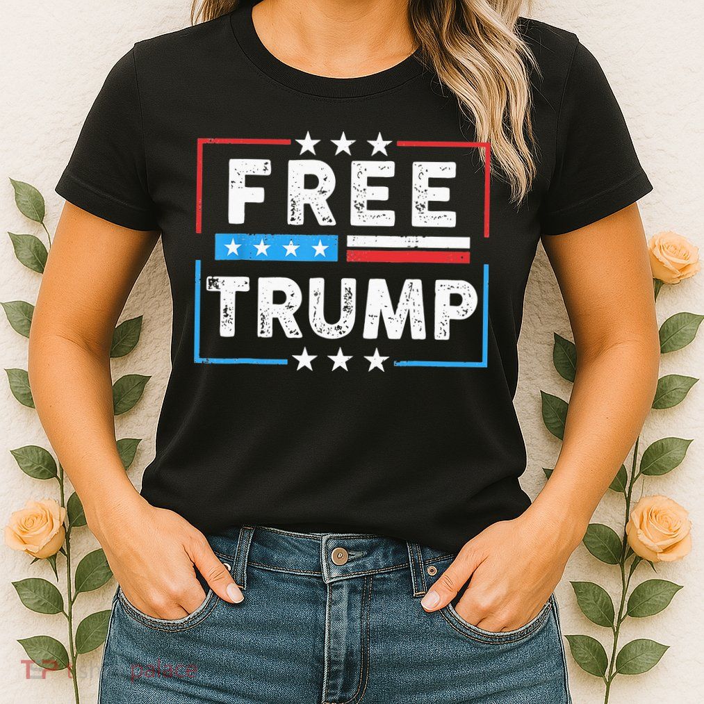 Free Donald Trump Republican Support Womens T-Shirt
