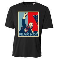 Fist Dumped Trump Fight Poster Trump 2024 Fear Not Cooling Performance Crew T-Shirt