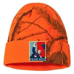 Fist Dumped Trump Fight Poster Trump 2024 Fear Not Kati Licensed 12" Camo Beanie