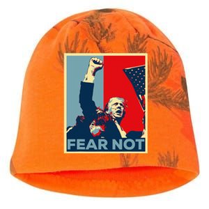 Fist Dumped Trump Fight Poster Trump 2024 Fear Not Kati - Camo Knit Beanie