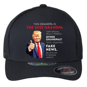 Funny Donald Trump Quote For Conservative Grandpa Flexfit Unipanel Trucker Cap