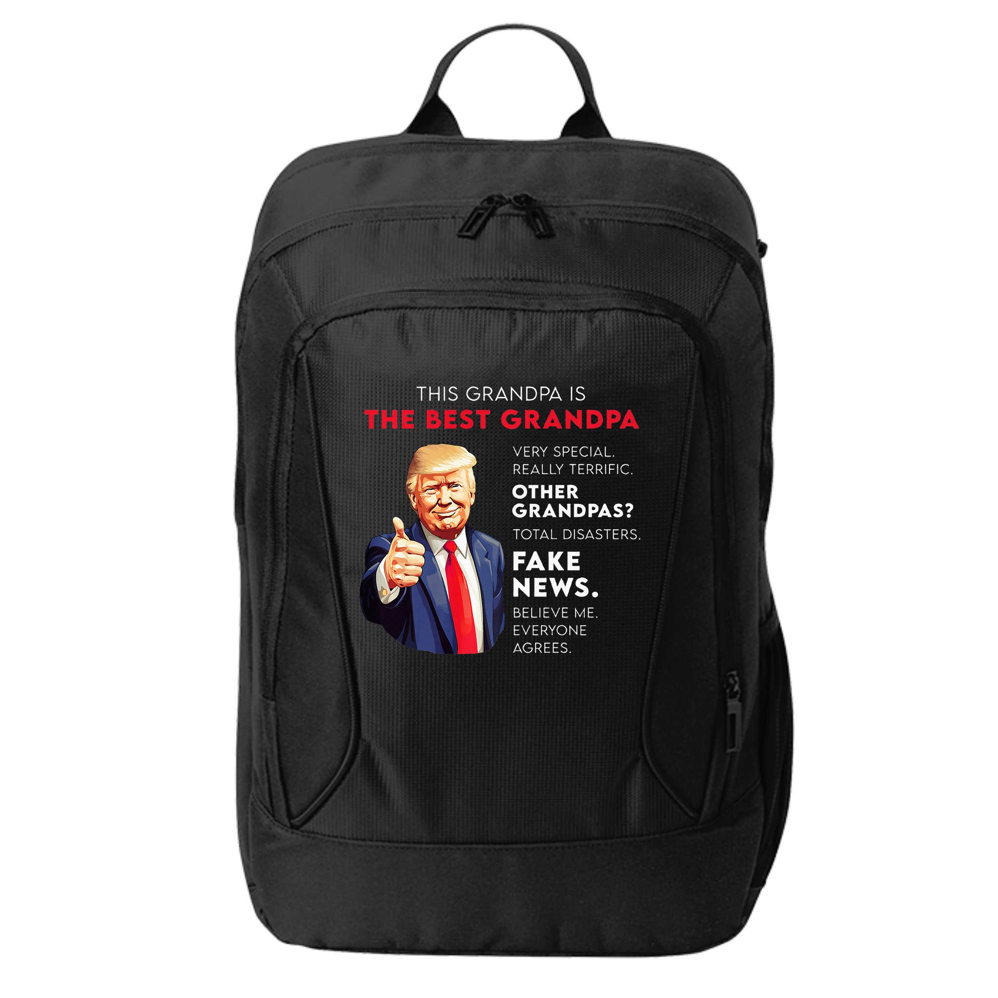 Funny Donald Trump Quote For Conservative Grandpa City Backpack