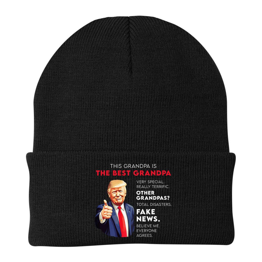 Funny Donald Trump Quote For Conservative Grandpa Beanie