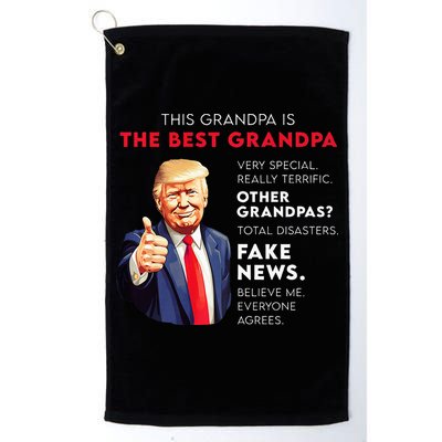 Funny Donald Trump Quote For Conservative Grandpa Golf Towel