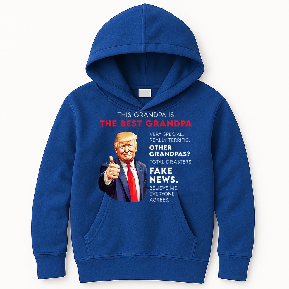 Funny Donald Trump Quote For Conservative Grandpa Kids Hoodie