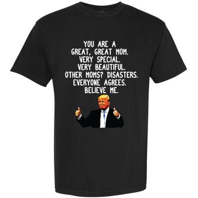 Funny Donald Trump Mothers Day Gag Gift Conservative Mom Garment-Dyed Heavyweight T-Shirt