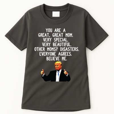 Funny Donald Trump Mothers Day Gag Gift Conservative Mom Tall T-Shirt