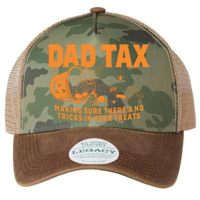 Funny Dad Tax Halloween Legacy Tie Dye Trucker Hat