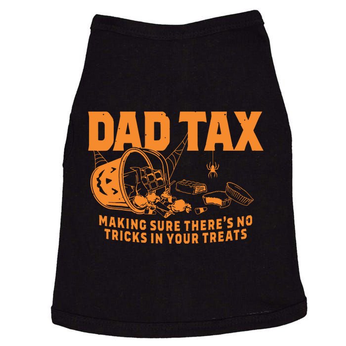 Funny Dad Tax Halloween Doggie Tank