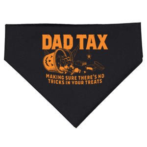 Funny Dad Tax Halloween USA-Made Doggie Bandana