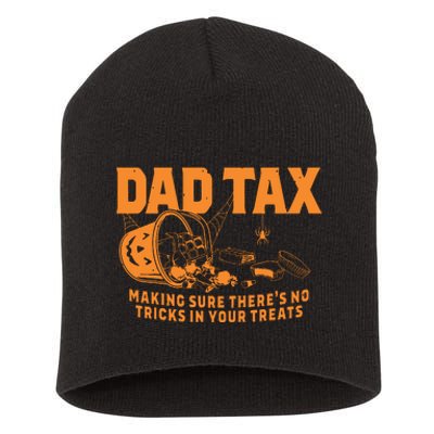 Funny Dad Tax Halloween Short Acrylic Beanie