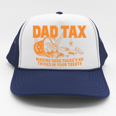 Funny Dad Tax Halloween Trucker Hat