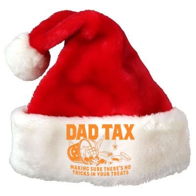 Funny Dad Tax Halloween Premium Christmas Santa Hat