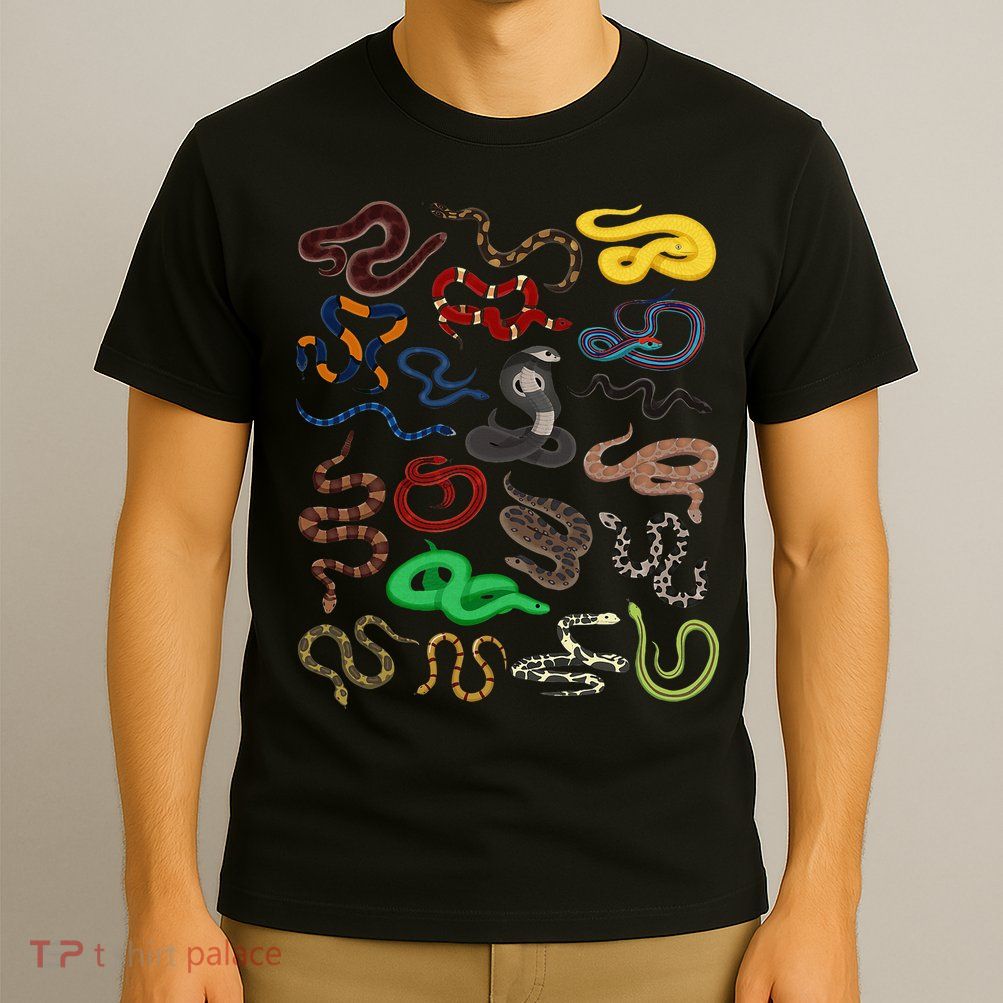 funny Different Types of Snakes Snake T-Shirt