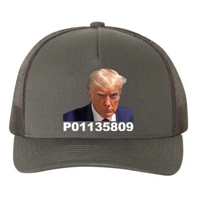 Funny Donald Trump Prison Mugshot Fulton County GA Gift Yupoong Adult 5-Panel Trucker Hat