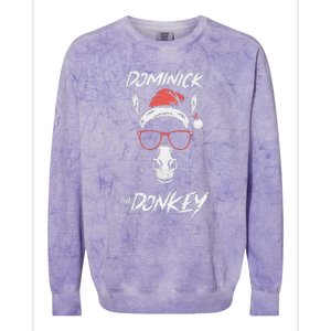 Funny Dominick The Donkey Gift Colorblast Crewneck Sweatshirt