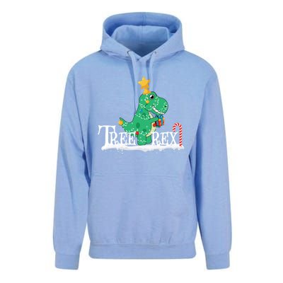 Funny Dinosaur Trex Christmas Tree Rex Meaningful Gift Unisex Surf Hoodie