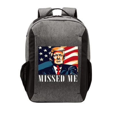 Funny Donald Trump Missed Me Assassination Attempt 2025 Vector Backpack