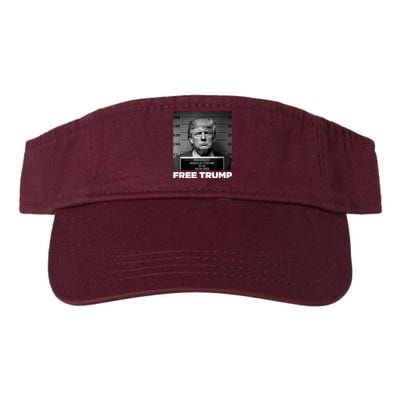 Free Donald Trump Mugshot Valucap Bio-Washed Visor