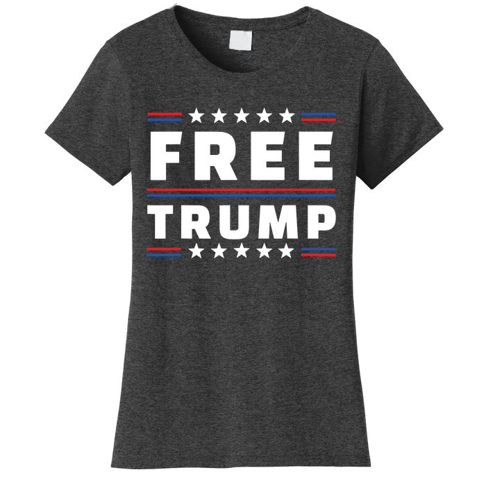 Free Donald Trump Republican Support Women's T-Shirt