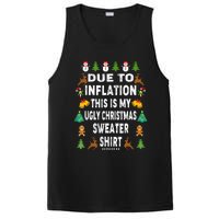 Funny Due To Inflation This Is My Ugly Sweater For Christmas PosiCharge Competitor Tank