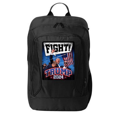 Fight! Donald Trump 2024 Supporters Political Product City Backpack