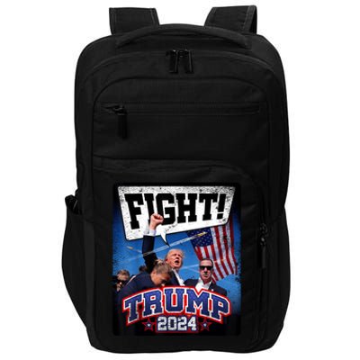 Fight! Donald Trump 2024 Supporters Political Product Impact Tech Backpack