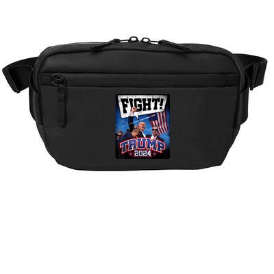 Fight! Donald Trump 2024 Supporters Political Product Crossbody Pack