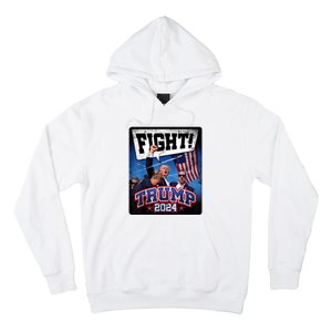 Fight! Donald Trump 2024 Supporters Political Product Hoodie