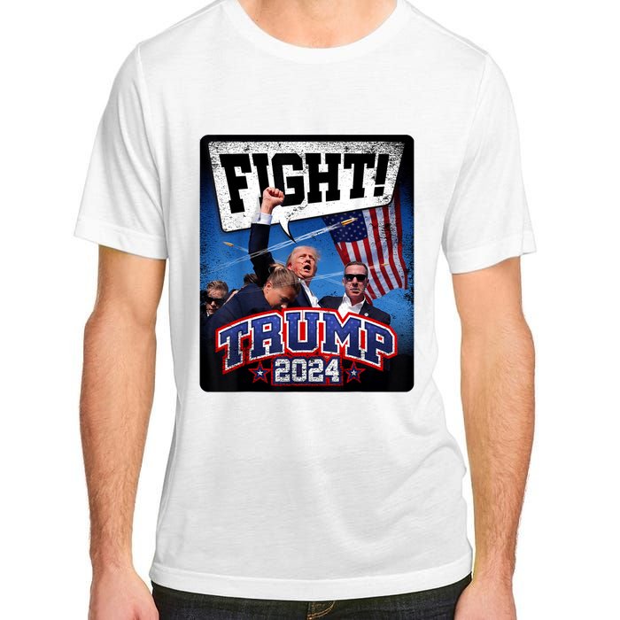 Fight! Donald Trump 2024 Supporters Political Product Adult ChromaSoft Performance T-Shirt