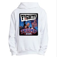 Fight! Donald Trump 2024 Supporters Political Product Urban Pullover Hoodie