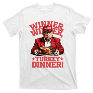 Funny Donald Trump Winner Winner Turkey Dinner Thanksgiving T-Shirt