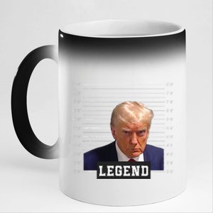 Free Donald Trump Mug Shot Republican President MAGA 2024 11oz Black Color Changing Mug