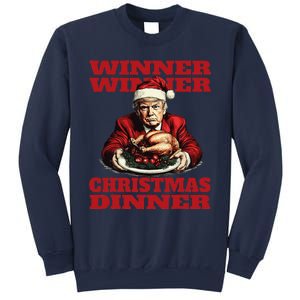 Funny Donald Trump Winner Winner Christmas Dinner Humor Sweatshirt