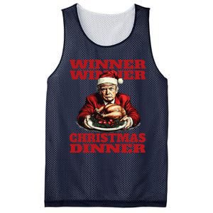 Funny Donald Trump Winner Winner Christmas Dinner Humor Mesh Reversible Basketball Jersey Tank