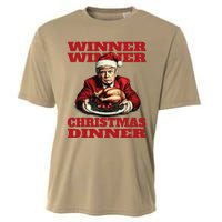 Funny Donald Trump Winner Winner Christmas Dinner Humor Cooling Performance Crew T-Shirt