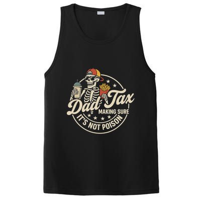 Funny Dad Tax Making Sure It's Not Poison Skeleton PosiCharge Competitor Tank