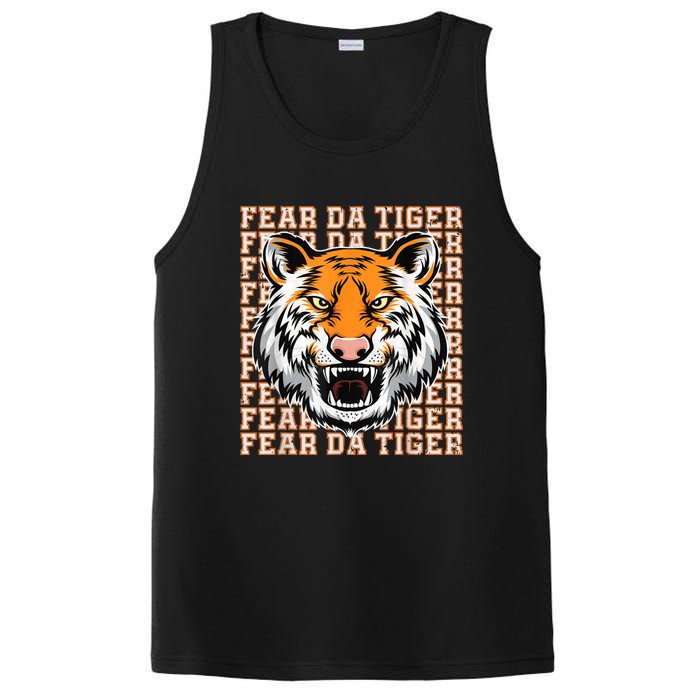 Fear Da Tiger Funny Fear Da Tiger Quote PosiCharge Competitor Tank