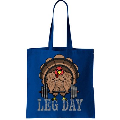 Funny Deadlifting Turkey Thanksgiving Leg Day Deadlift Tote Bag