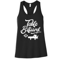 Father's Day Table Billiards Pool Player Gift For Dad Women's Racerback Tank