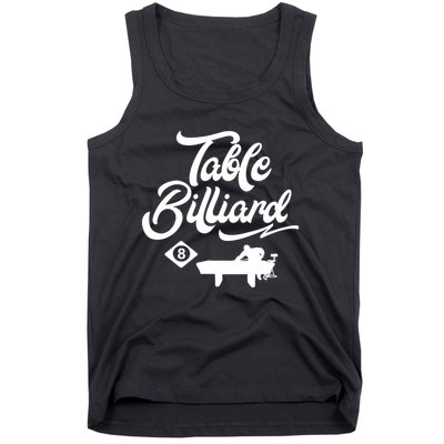 Father's Day Table Billiards Pool Player Gift For Dad Tank Top