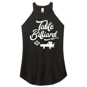 Father's Day Table Billiards Pool Player Gift For Dad Women's Perfect Tri Rocker Tank