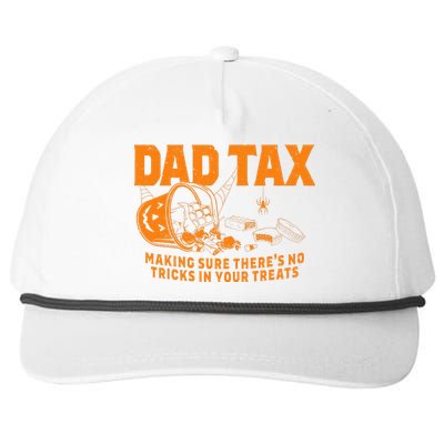 Funny Dad Tax Halloween Snapback Five-Panel Rope Hat