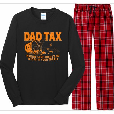 Funny Dad Tax Halloween Long Sleeve Pajama Set