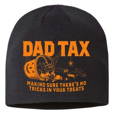 Funny Dad Tax Halloween Sustainable Beanie